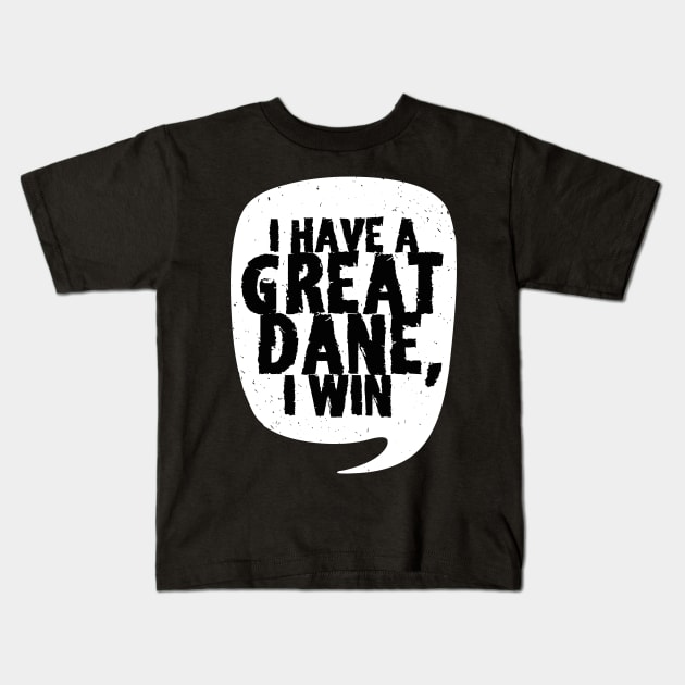 Great Dane Kids T-Shirt by Shiva121